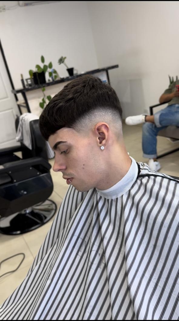Mid fade con textura arriba